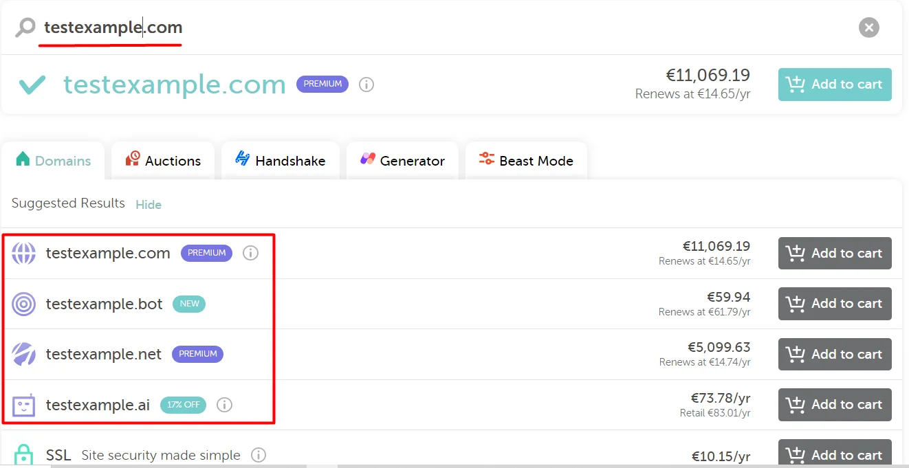 How to Buy a Domain in AIO