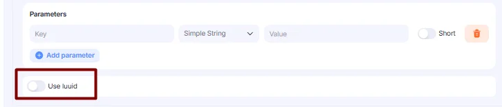 Use luuid toggle.
