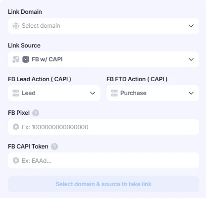 Link generator in Edit Campaign window.