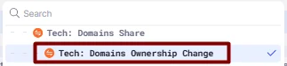Domains ownership change.