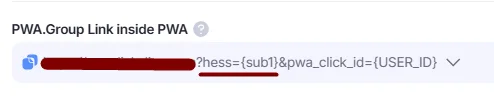 Hess parameter in a PWA Link.